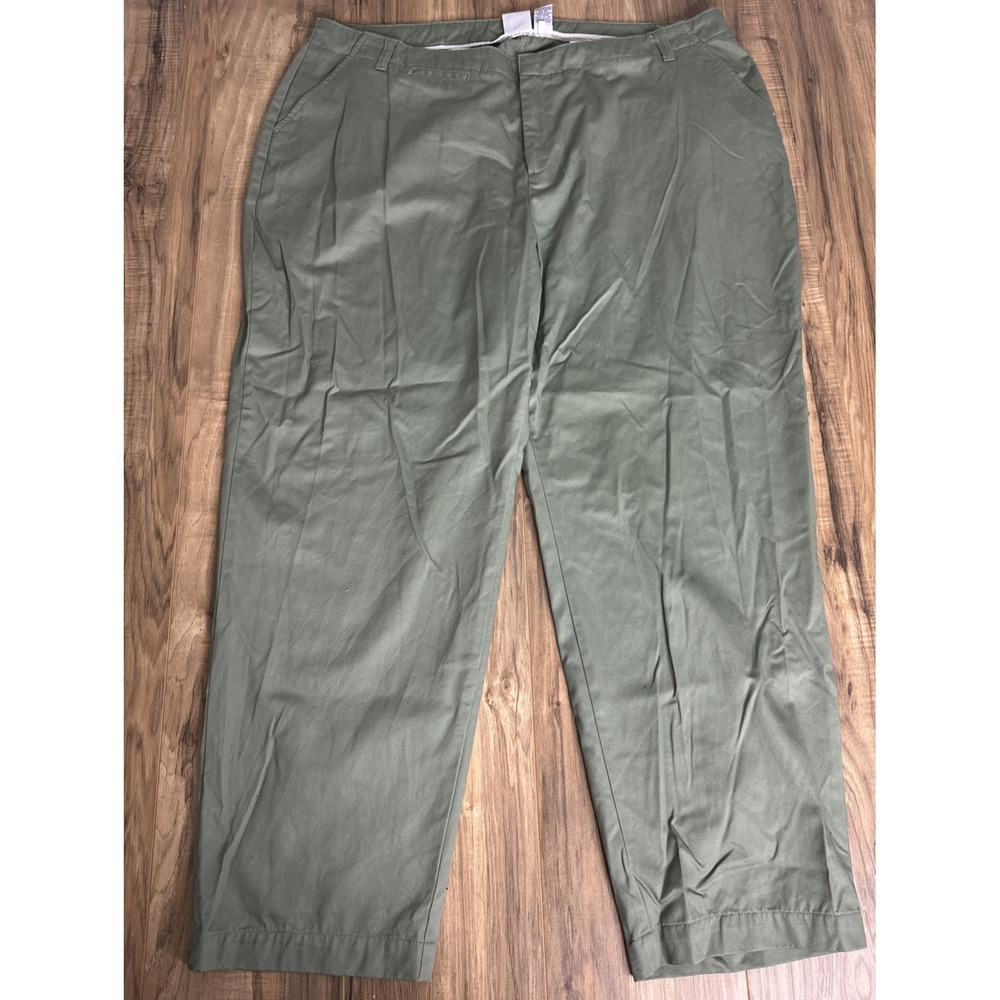 Carolina Plus Blues Women's Pants Size‎ 26W Average Olive Green
